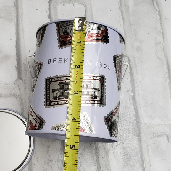 Beekman 1802 Special Delivery Tin Pail Can  -- Empty Decorative - Picture 7 of 8